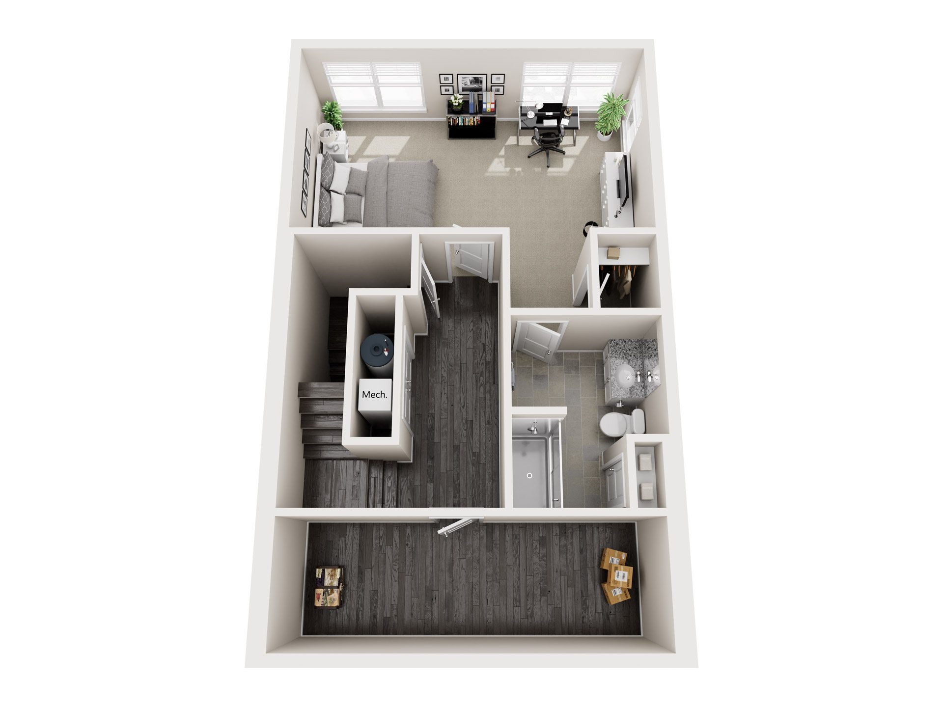 Floor plan for 4 beds, 3.5 baths, 3216 sqft